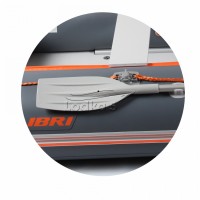 Лопатка весла полегшена Kolibri, світло-сіра