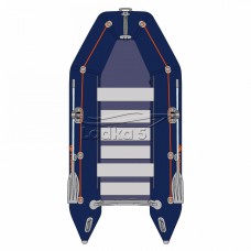 Kolibri KM-260 (Колібрі КМ-260) надувний моторний човен темно-синій + килимок