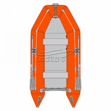 Kolibri KM-330 (Колібрі КМ-330) надувний моторний човен помаранчевий + книжка