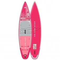 Турінгова SUP дошка для веслування стоячи Aqua-Marina Coral Raspberry Touring 11.6 iSUP